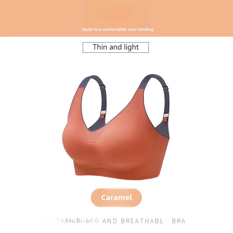 Новые ультратонкие летние бесшовные бюстгальтеры женские спортивные дышащие бюстгальтеры без косточек нейлоновое нижнее белье больших размеров