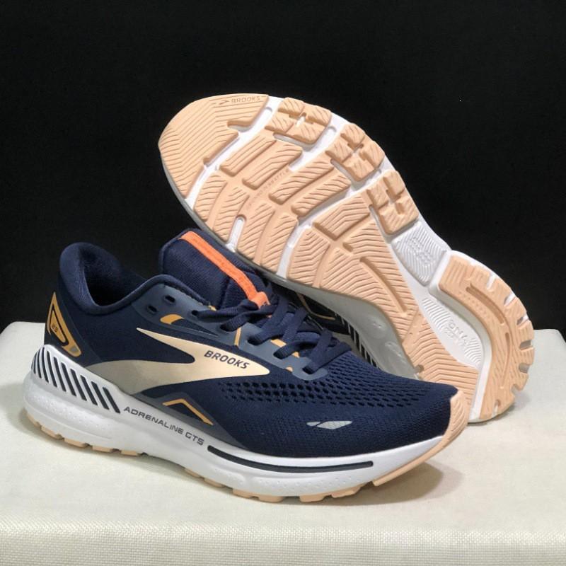 Brooks Adrenaline GTS 23 Беговые кроссовки Мужские Женские Амортизирующие Скользкие Прочные Кроссовки для Трейла и Дороги