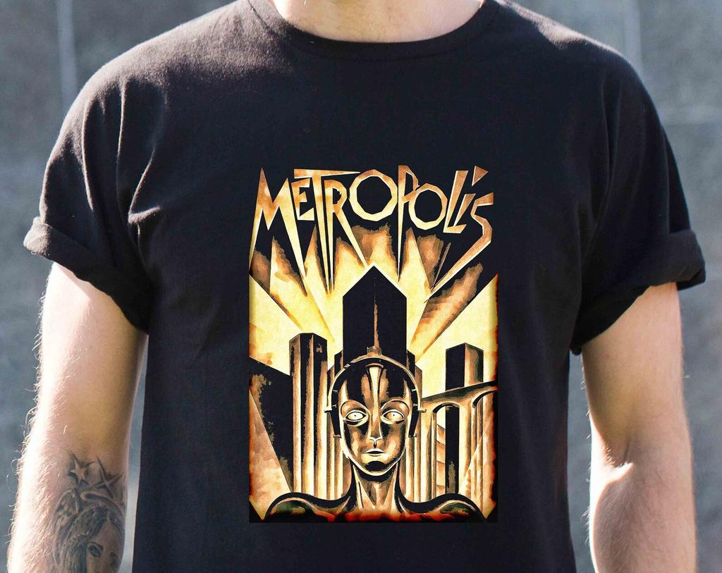 Metropolis T-Shirt and kids shirt: 1920s Sci-Fi Expressionist Film, Unisex Cotton Tee,