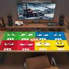 M&M's Large Size Mouse Pad Large Gaming Table Cushion Non-slip Laptop Tablet Big Mousepad XXL Mat Mini PC Playmat With Lock edge