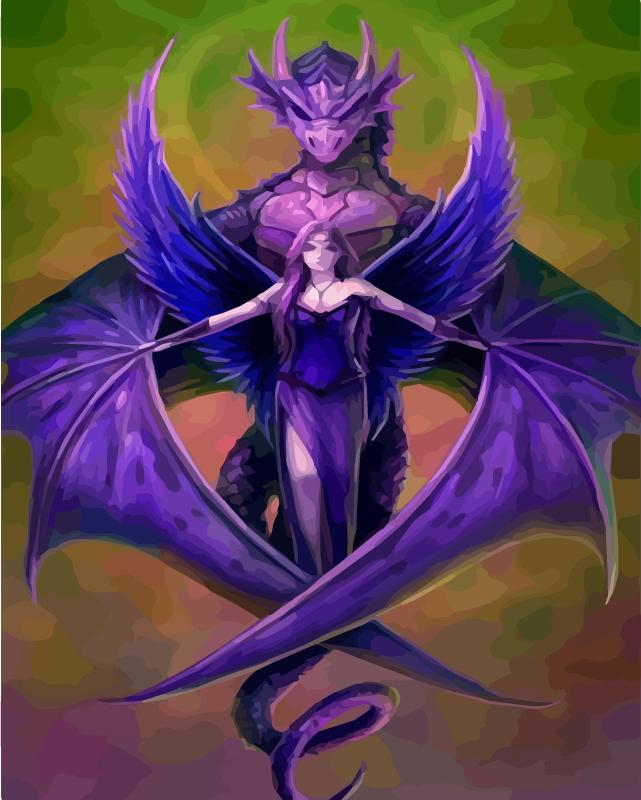 40x50 см картина маслом по номерам рисунок дракона на холсте ручная роспись художественный подарок DIY картина по номерам наборы животных домашний декор