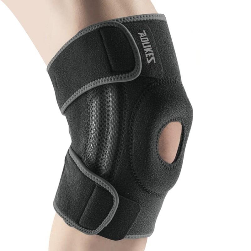 Knee Support Brace Running Hiking Cycling Basketball Squats Unisex Spring-loaded Patella Stabilizer