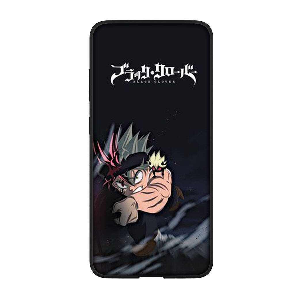 Для Samsung Galaxy S25 S24 S23 S22 Ultra FE Plus A17 A37 A57 A56 A55 A06 A16 A15 A36 A26 A35 A05 A25 A54 A34 Чехол для телефона Комиксы Аста Черный Клевер Обложка