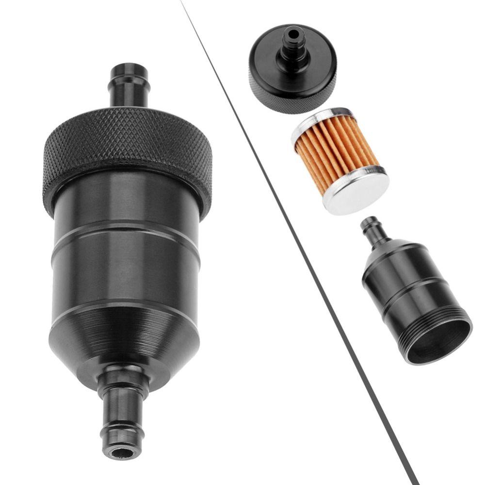 Алюминий Цинк Цинковый сплав Автомобильный Бензиновый Дизельный Встроенный 8мм Мотоциклетный Бензиновый Фильтр Инструменты для мотоциклов