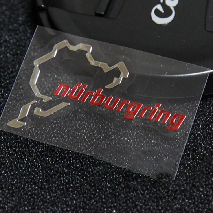 2x автомобильные наклейки 3D 5X3 см полированные хромированные гоночные шоссейные гонки Нюрбургринг забавные наклейки на мотор наклейки виниловые наклейки эмблема