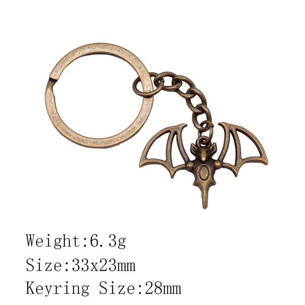 Брелок для ключей на Новый год в виде паука и летучей мыши, дешевые милые вещи, новые брелки