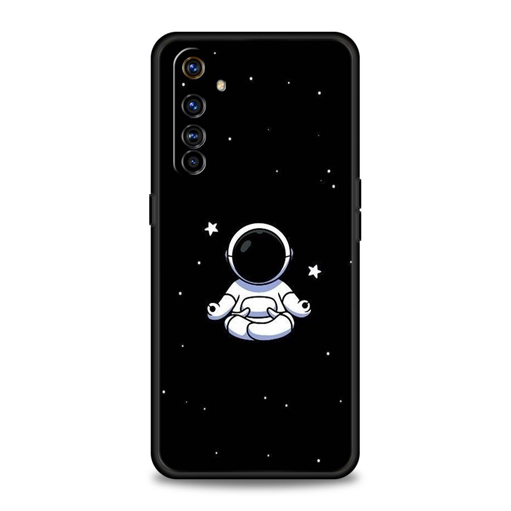 Милый чехол для телефона с астронавтом для Realme 13 12 11 10 9 8 5G 7 C25 C35 GT5 GT3 GT2 Pro Plus Для Realme GT Neo 2 3 3T 5 Чехол