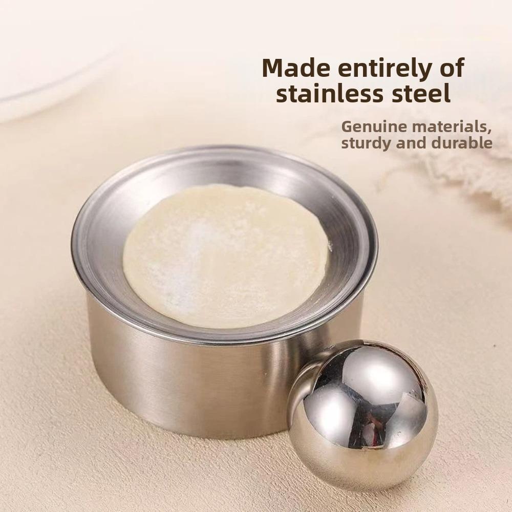 Stainless Steel Dumpling Skin Pressing Tool Manual Dumpling Maker Beginner Kitchen