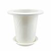 Large Round Resin Flower Pot for Cactus & Succulents - Desktop Home Garden Planter