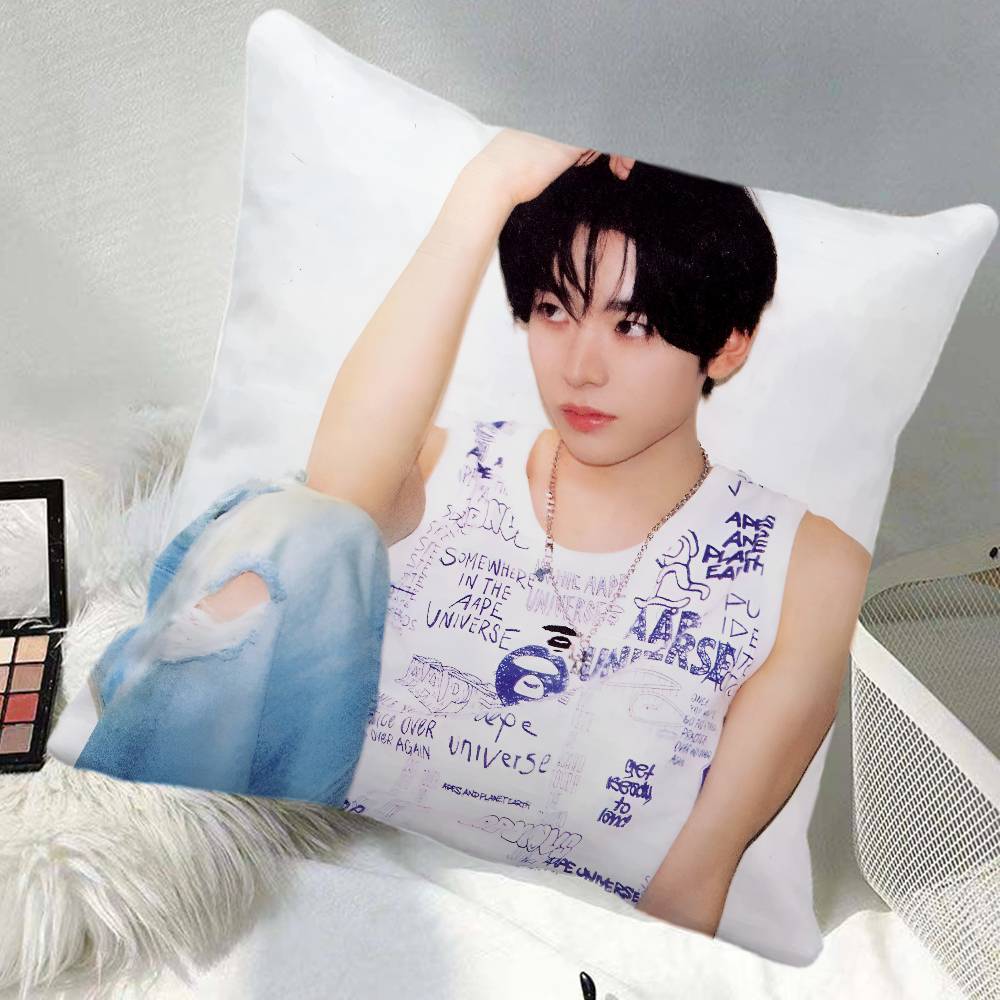 Riku Nct Wish Pillow Case Square Pillow Bedroom Sofa Leisure Comfort Cushion Car Home Decoration