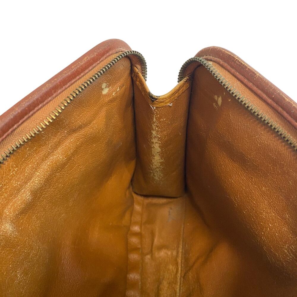 MCM Клатч кошелек кожаная деловая сумка бежевая кожа мужская Б/У