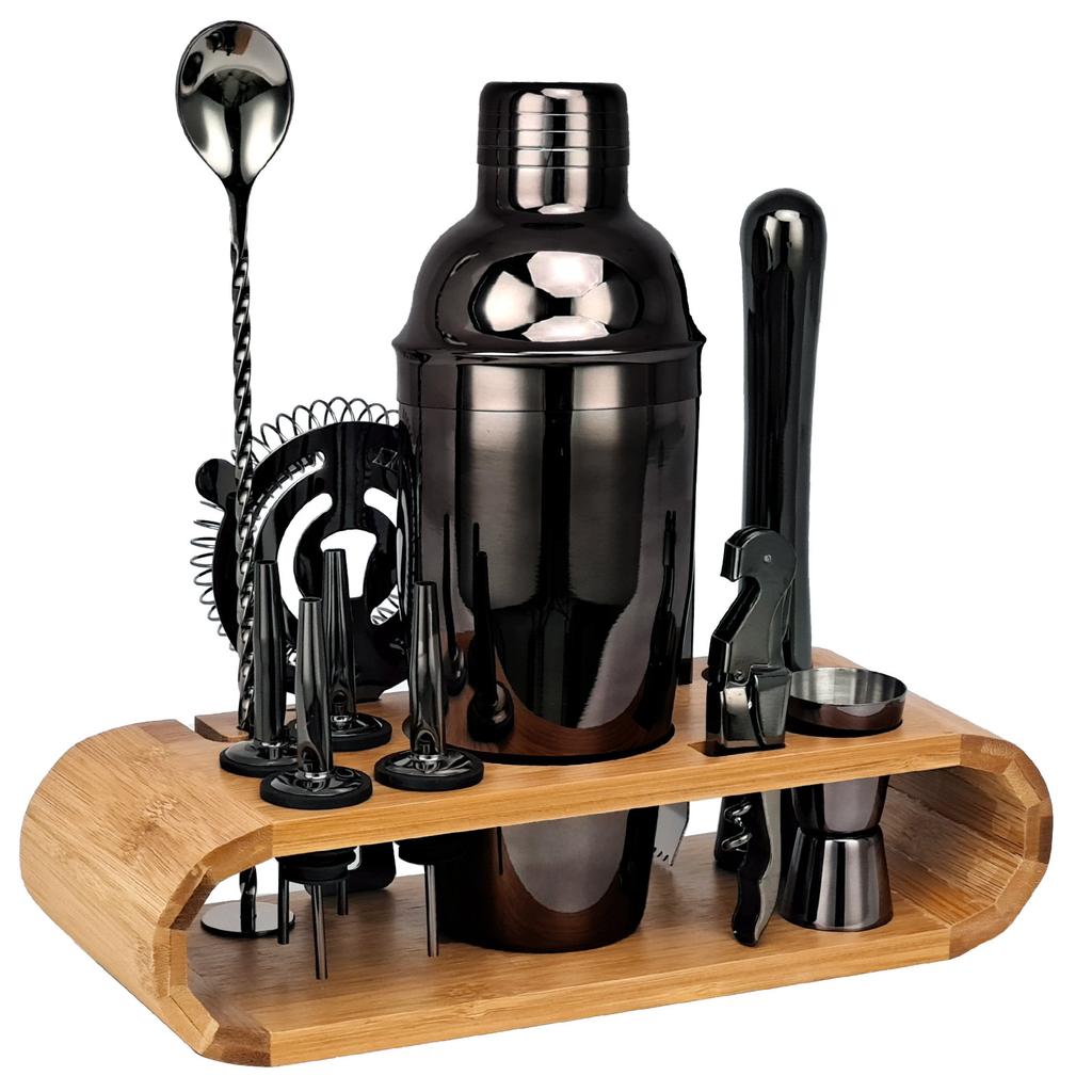 Барные инструменты Набор миксеров из нержавеющей стали Кружка для коктейльного миксера Набор из 12 предметов Снежный кувшин Миксер Полный набор