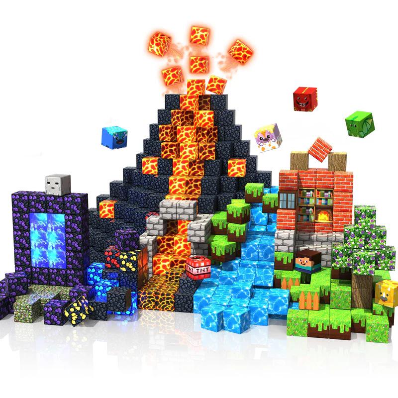 Magnetic Building Blocks: My Forest World Educational Toy Set for Kids