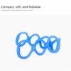 Portable Size Physical Stretch Resistance Band 7 Ring Pull Up Assist Band  Arm Exercise