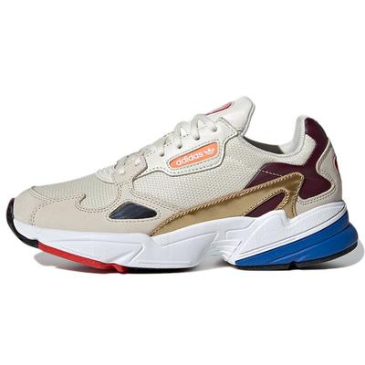 Originals Falcon Кожа Удобные Универсальные Нескользящие Низкие Кроссовки Папины Кроссовки Женские Светло-Бежевый G54688