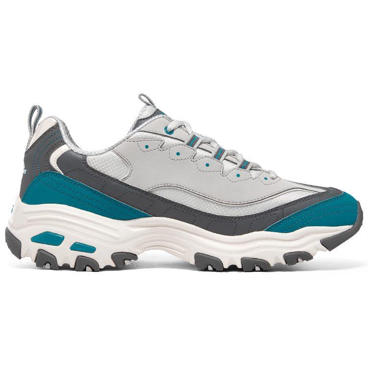 Skechers Кроссовки D'lites 1.0 'Бежевый Серый Синий' 894256-GRY