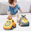 Plastic Mini Press Go Vehicles Mini Size Inertia Pull Back Cars Crawling Toys  Early Education