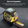 3 in 1 LCD Laser Rangefinder Professional Building Measurement Device Area Volumes Surveying Tools Display Distance Meter