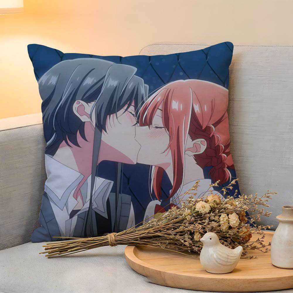 Cushion Cover Linen SkinFriendly Soft Decorative Case For Sofa Home Decor Hikikomari Kyuuketsuki No Monmon Pillow cover