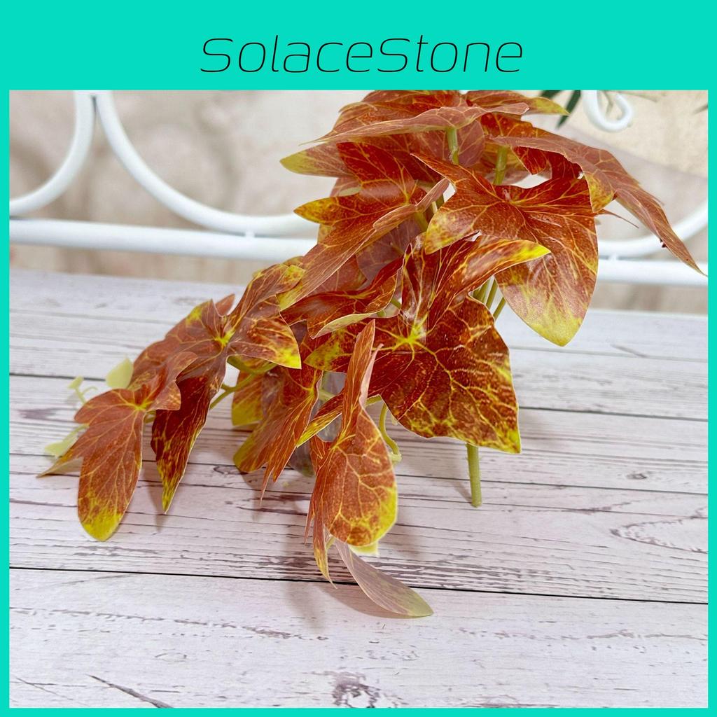 Bonsai Greenery Faux Featuring Maple And Alocasia Leaves For Hotel Decorate Room