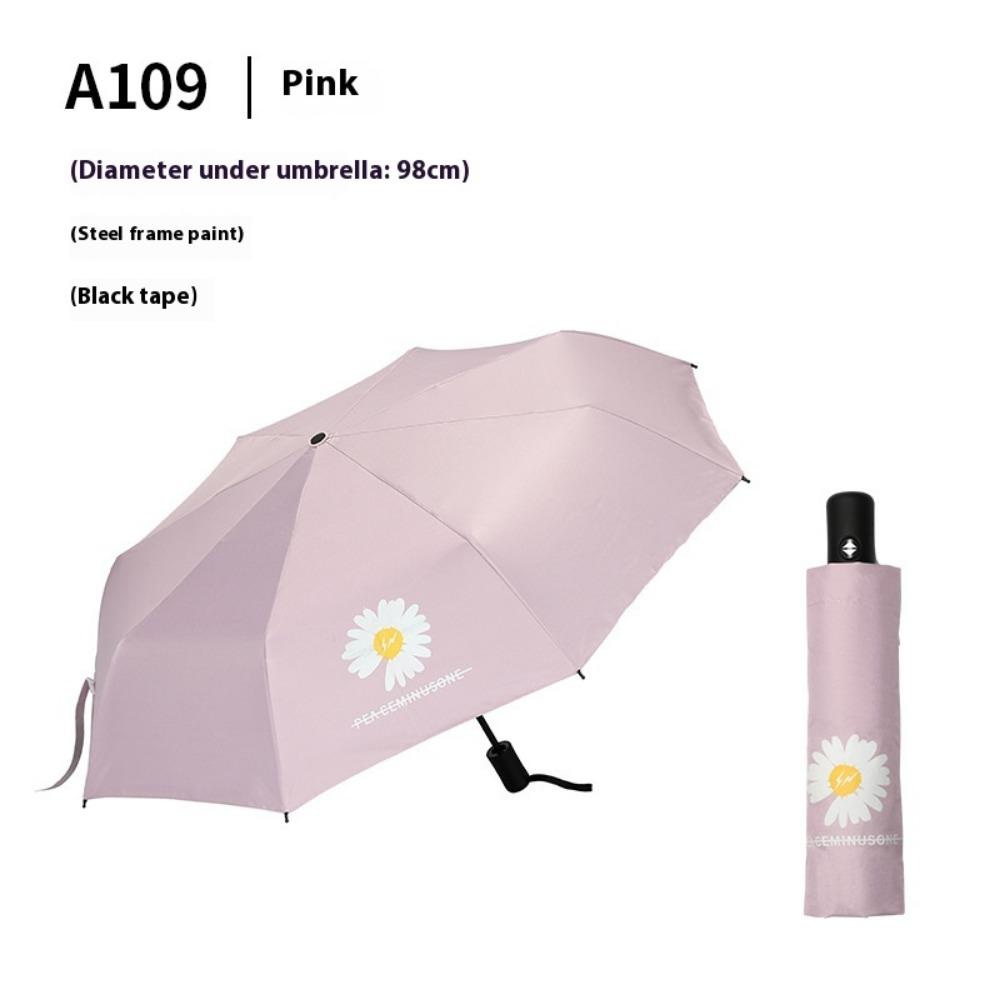 Спорт на открытом воздухе, анти-УФ-зонтик, складной зонт, цветущий цветок в дождевой воде, ветрозащитный навес