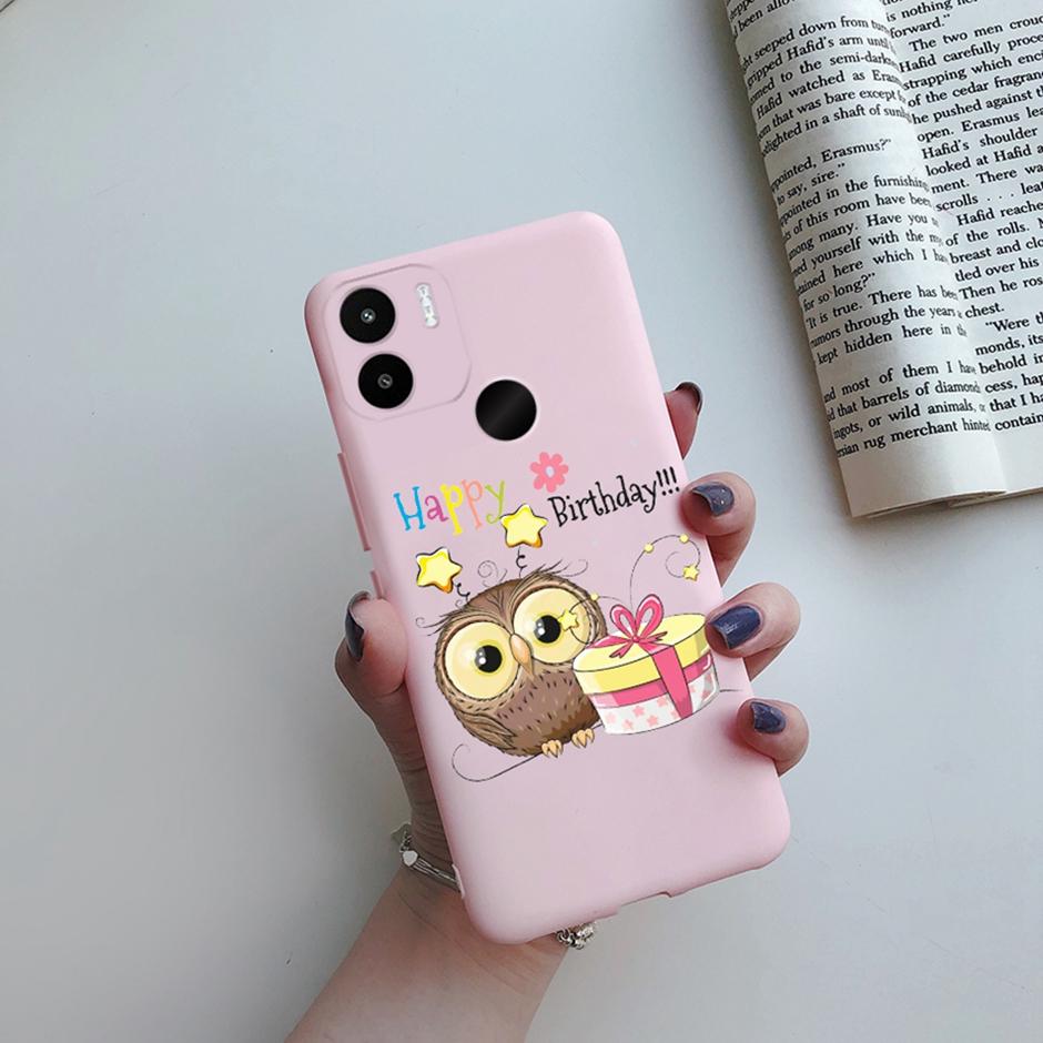 For Xiaomi Redmi A1 Plus Phone Case Cover Cartoon Silicone Shockproof Shell Coque TPU Soft Cases for Redmi A1+ 2022 Funda Bumper