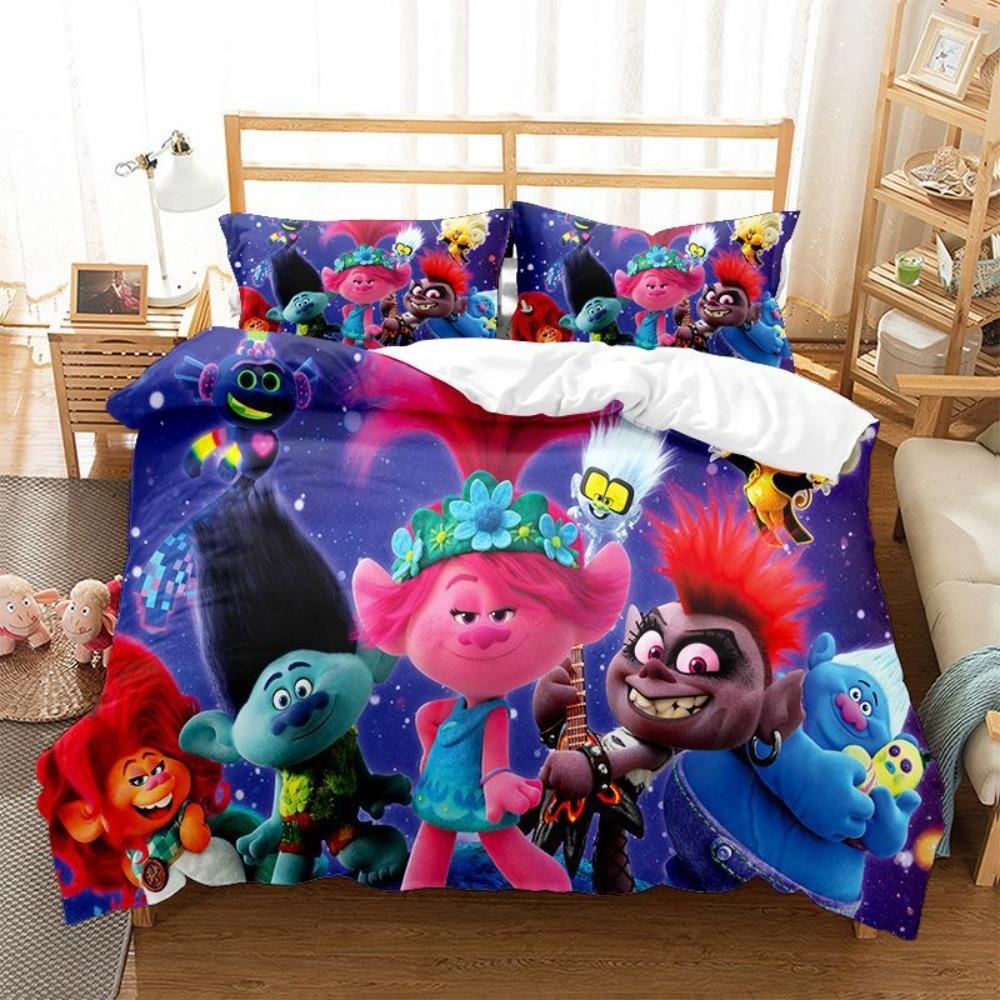 Cute elf Duvet Cover pillowcase BeddingBoyGirl Bedroom Decoration ChildrenGift Single Double Large SizeZip Duvet Cover