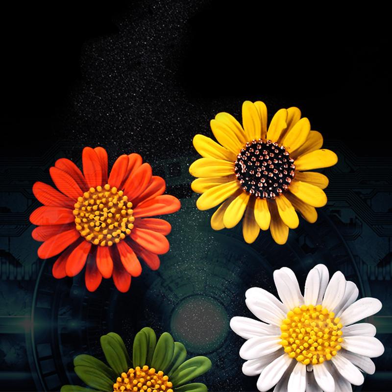 Симпатичные булавки брошь подсолнух для хиджаба шляпы платье или сумки ювелирные аксессуары