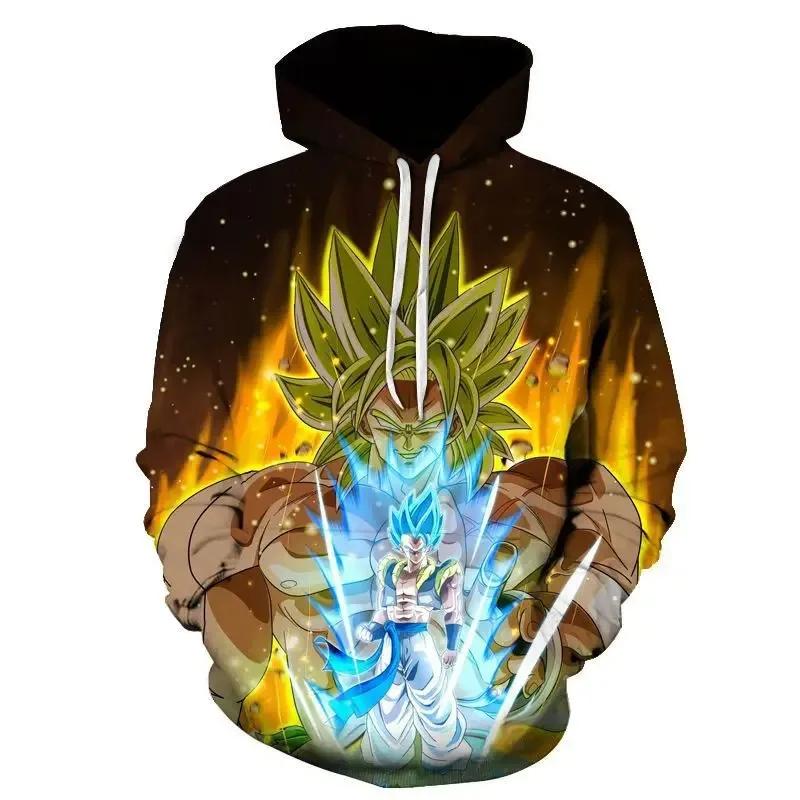 Осень Дети Dragon Ball Sun Wukong Толстовка Мужская Японский Аниме Пуловер Повседневная Одежда Мальчики Девочки Модное Пальто С Капюшоном Уличная Одежда