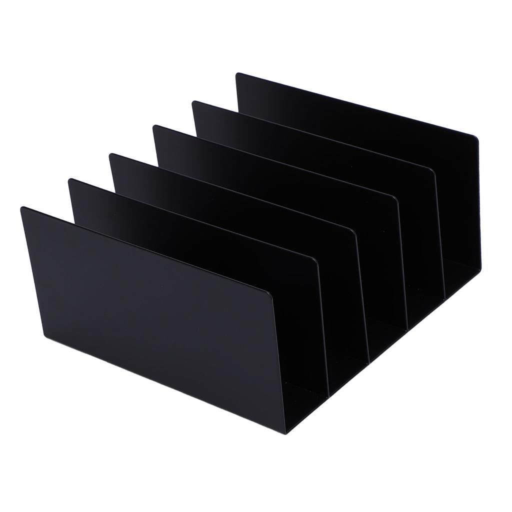 Настольный органайзер для файлов 5 отделений Железный цельный Портативный сортировщик файлов Органайзер для дома