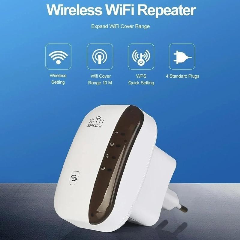 300 Мбит/с Беспроводной Wi-Fi репитер 2,4 ГГц Роутер Усилитель Wi-Fi сигнала Расширитель диапазона Wi-Fi Сетевая карта-адаптер 802.11N для ПК