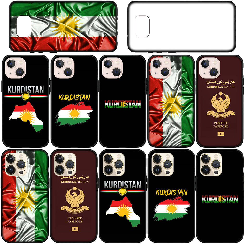for Samsung Galaxy S25 S24 S23 S22 S21 S20 Ultra FE Plus A17 A37 A57 A56 A55 A06 A16 A15 A36 A26 A35 A05 A25 A54 A34 Phone Case Kurdistan Flag Cover