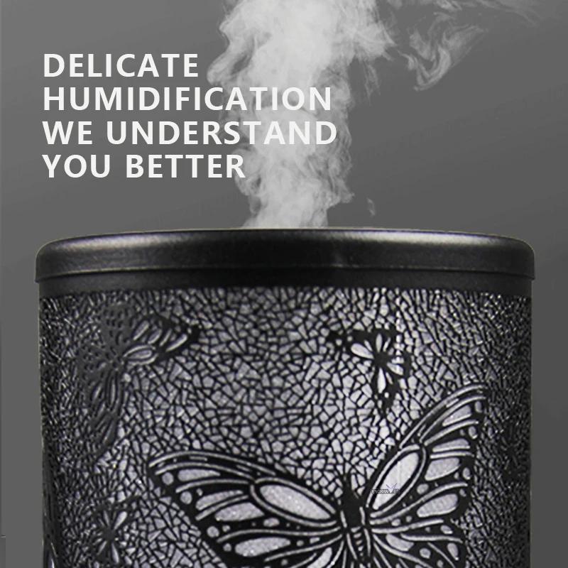 For Scent Diffuser Timing Ultrasonic Air Humidifier Hollow Smart Appliances with LED Night Lights