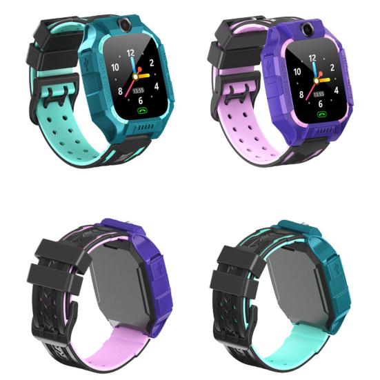 E12 Детские умные часы с функцией защиты от потери, LBS-позиционированием, кнопкой SOS, камерой и фитнес-трекером