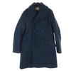 TROVE Шерстяное двубортное пальто с длинным рукавом 40 Темно-синий Мужское Б/У