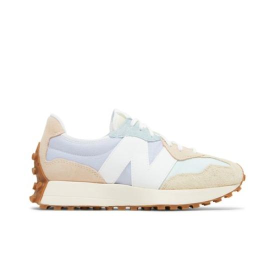 New Balance 327 Белый Утренний Туман Жевательная Резинка Женские WS327PAB