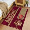 Arsenal F.c. Customize Your Name Floor Mat Design for Game Room Playrooms Dormitory Outdoor Anti-slip Rug Anime Office Decor Best for Christmas