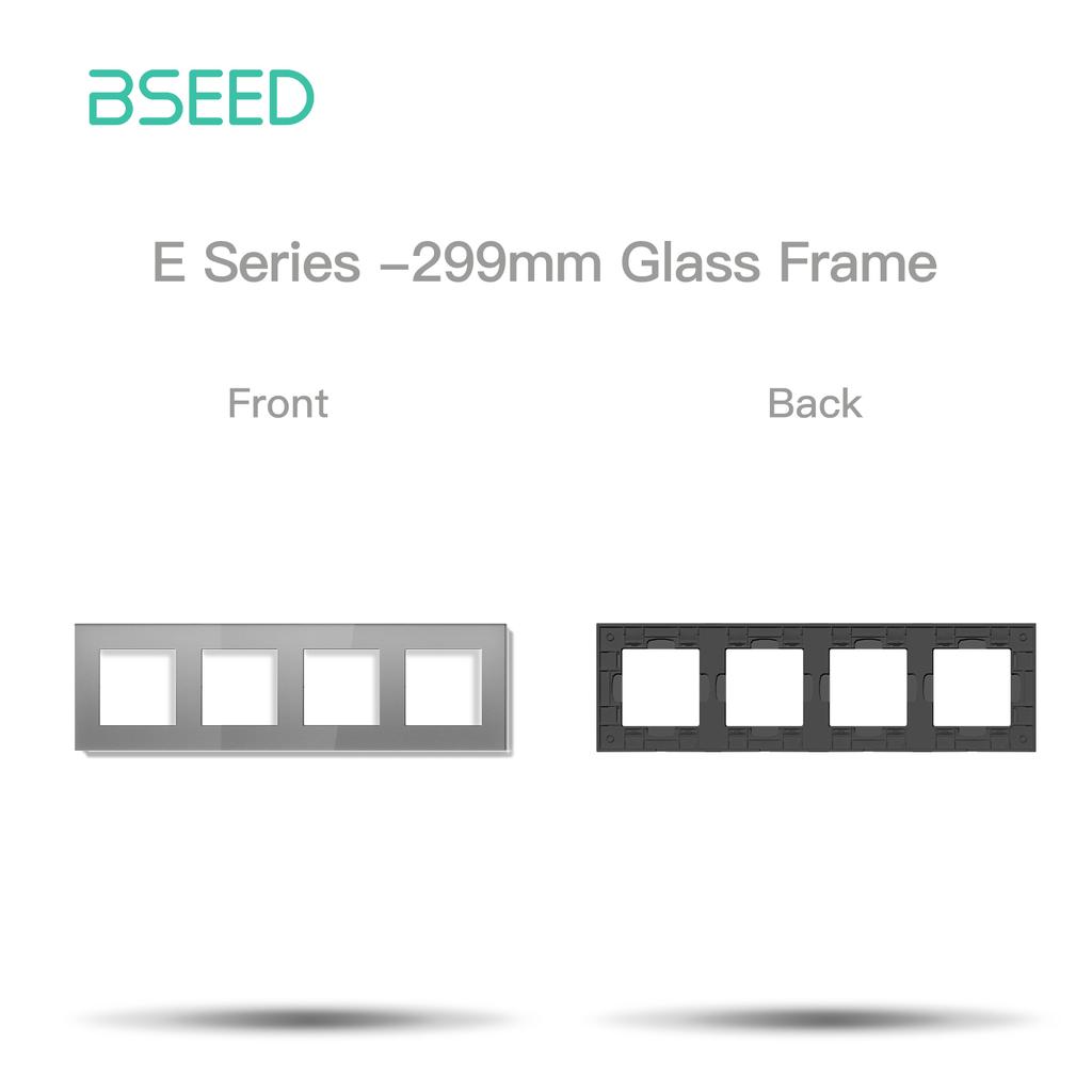 Модули переключателей BSEED WIFI Click Switch, детали для умных выключателей света, белая стеклянная рамка, комбинированные настенные розетки для самостоятельной сборки, USB-зарядный ключ, серия E.