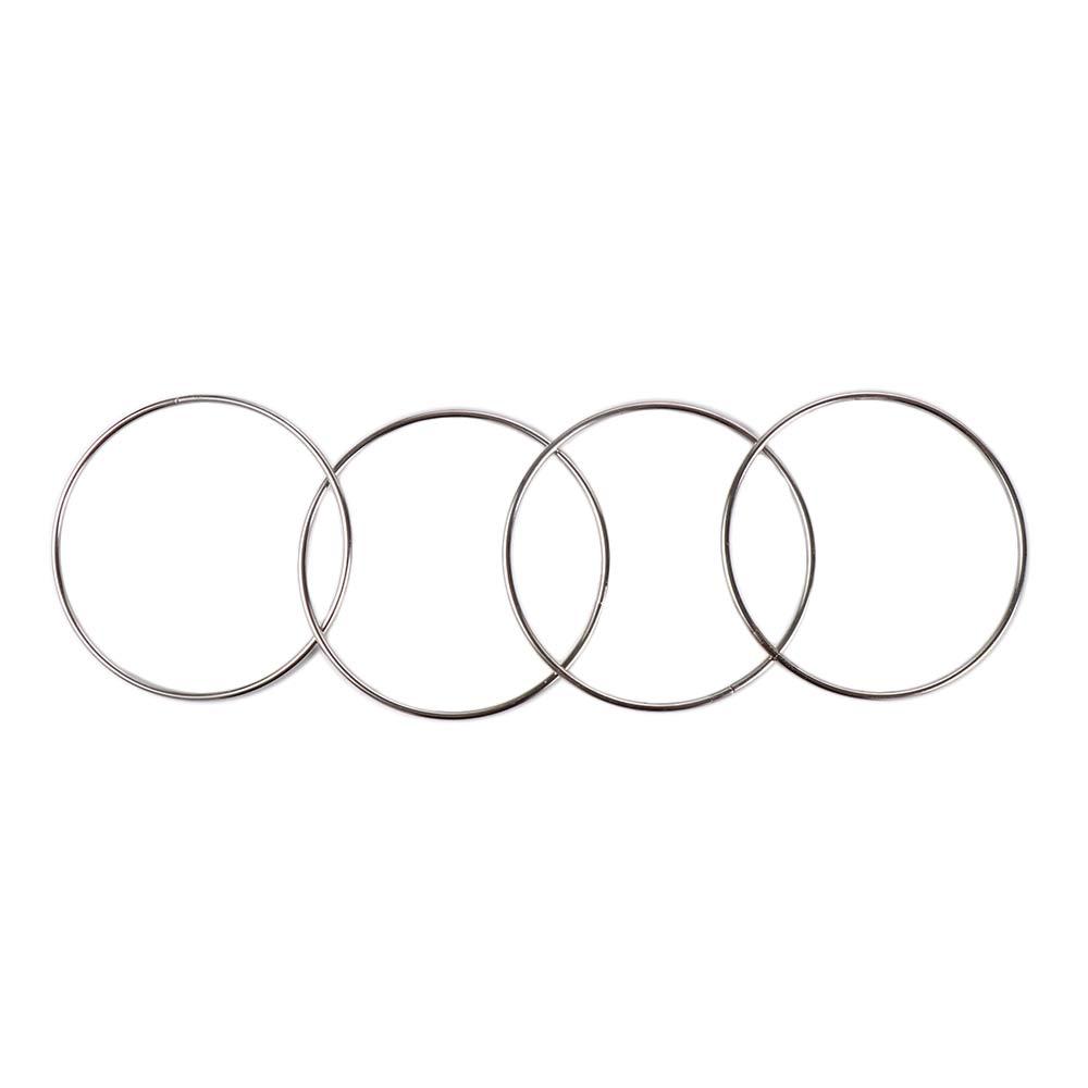 Linking Hoops Magic Trick Magic Props Close-up Magic Rings Metal Ring Magic Iron Hoops Iron Rings