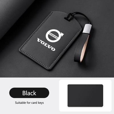 Кожаный чехол-кошелек для умной NFC-карты-ключа автомобиля, сумка для ключей, держатель-оболочка для EM90 EX30 2024 Polestar, аксессуары для защиты автомобильного ключа