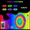 Гибкая RGB Неоновая Светодиодная Лента с 24-клавишным Контроллером