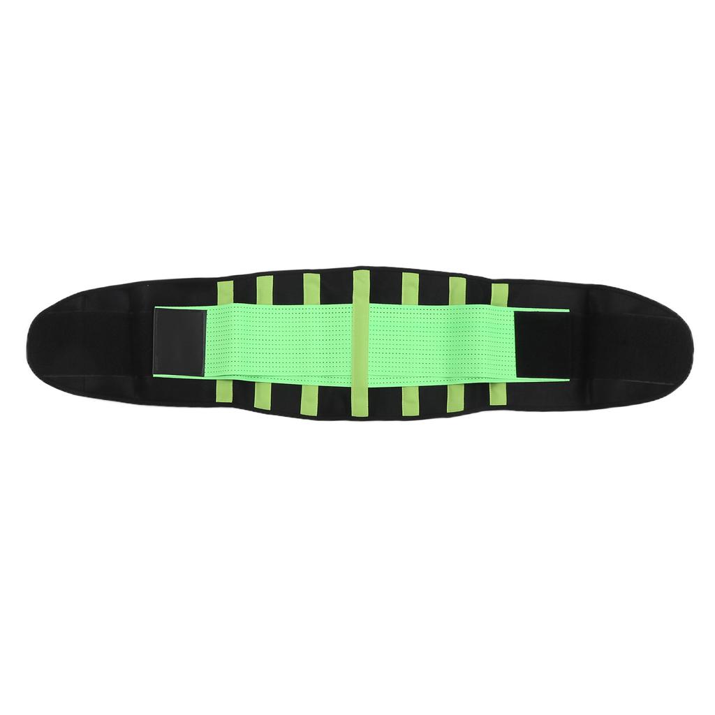 Back Brace Comfortable SkinFriendly Breathable Waist Protection Equipment for Pain Relief(Fluorescent Green )