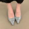 2025 Summer High-heeled Women's Sandals Fashion Pointed Shoes Design Sexy Party Banquet Chaussure FemmeFemme