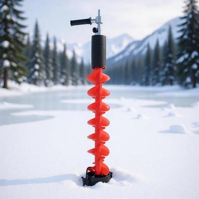 Зимний электрический ледобур - 5 и 6 дюймов, Нейлон, Быстрое сверление льда, Инструмент для позиционирования
