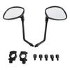 1 Pair Motorcycle Rear View Mirror 360 Degree Adjustable Handlebar Side Mirror with M8 M10 Threaded