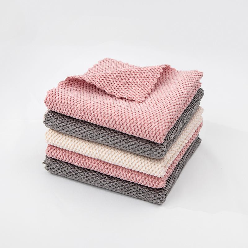 Кухонная салфетка из кукурузного волокна, не оставляющая ворсинок, многофункциональная - Легко моющаяся ленивая тряпка