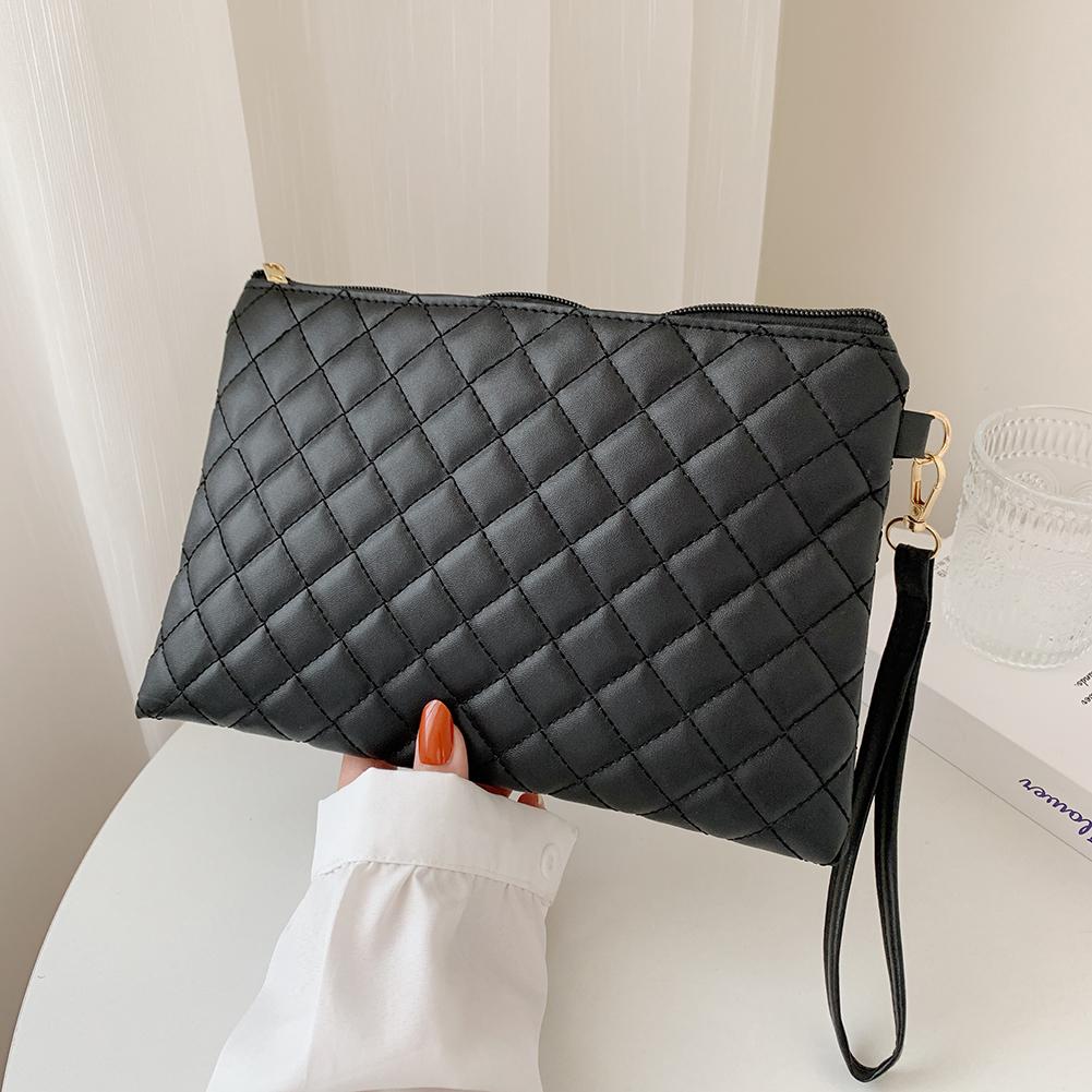 Сумки-конверты с ромбовидной решеткой и вышивкой, женский клатч из искусственной кожи, женские повседневные сумки, вечерняя сумка-тоут