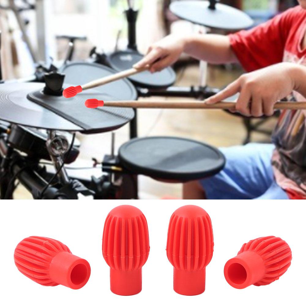 Drum Stick Head Percussion Accessory Drum Stick Practice Tip Drumstick Mute Damper Drum Stick Head
