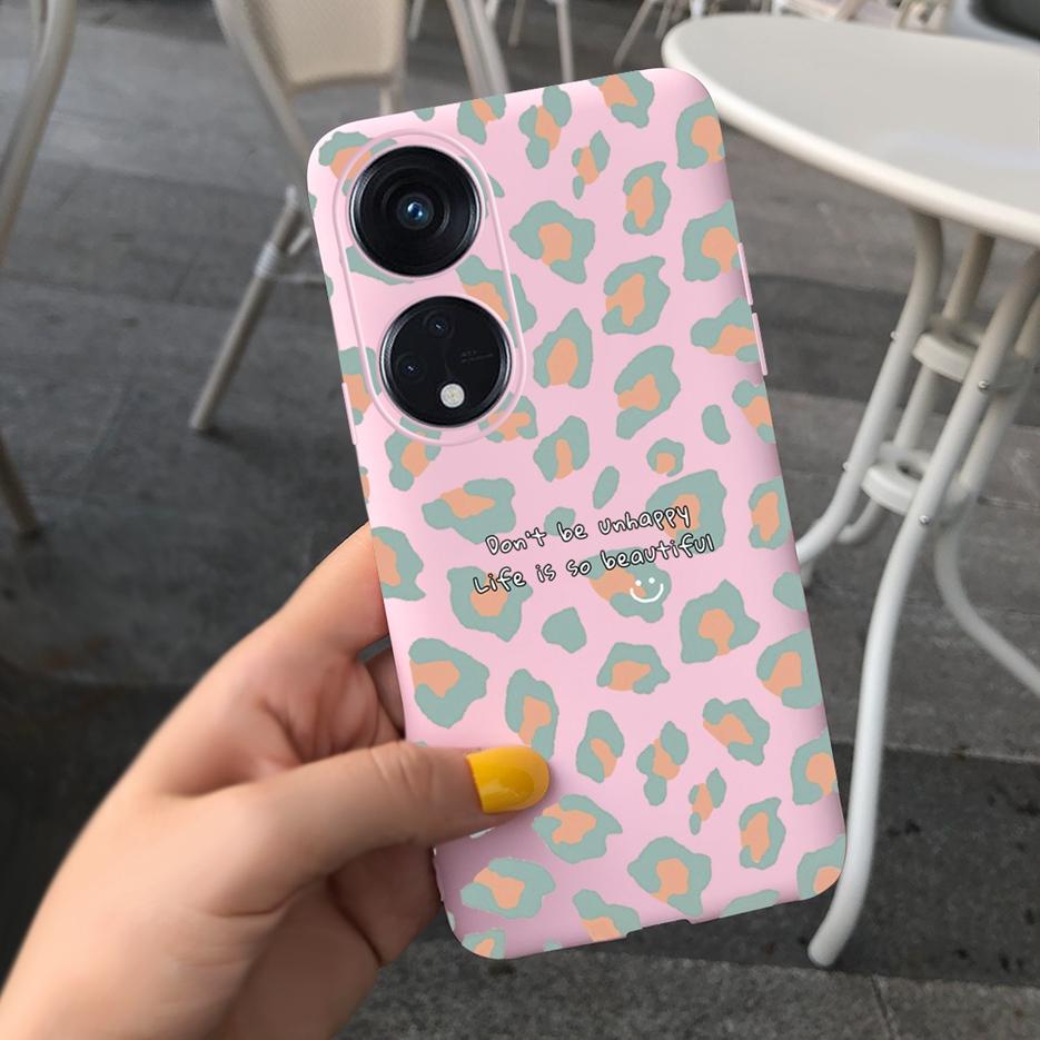 For Oppo Reno 8T 4G Case CPH2481 Luxury Art Printed Cover Silicone Soft TPU Phonw Case For Oppo Reno8 T 5G Reno 8T Reno8T Bumper