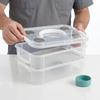 Mealworm Breeding Kit Clear Mealworm Farm Container Live Feeder Worm Farm To Breed Live Mealworms for Bearded Dragons Birds